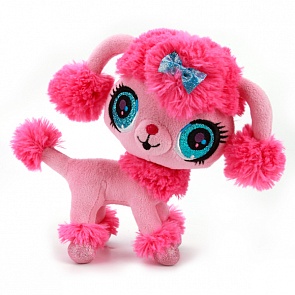 Мягкая игрушка Пудель из мультфильма «Littlest Pet Shop», 16 см., озвученная с русским чипом (Мульти Пульти, V27970/17sim)